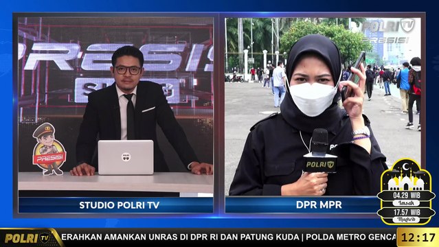 Live Report Retno Barunawati - Terkait Aksi Unjuk Rasa Mahasiswa di Sekitaran Wilayah Gedung DPR/MPR