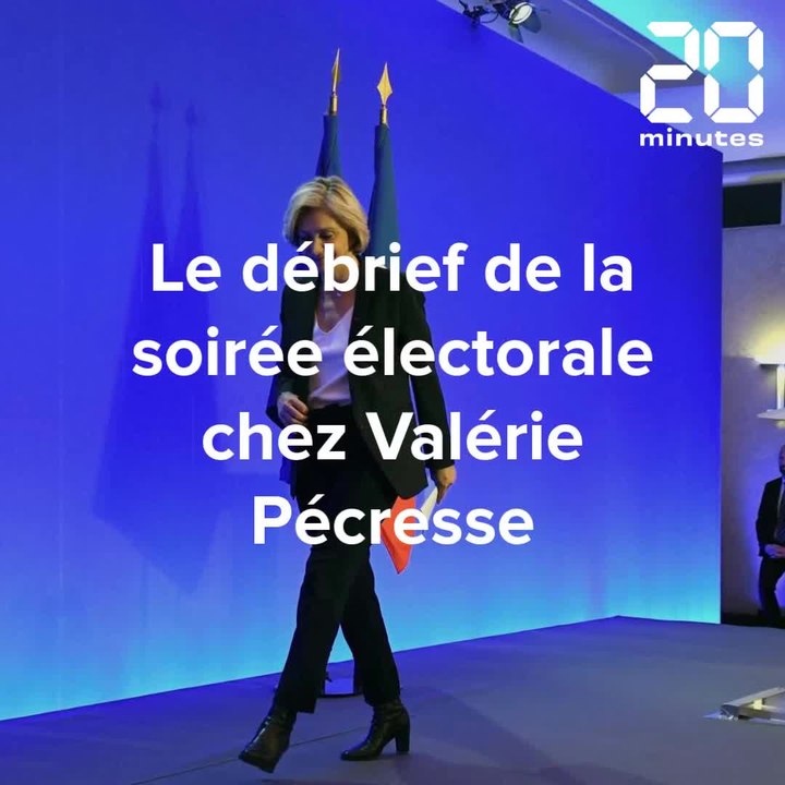 Le débrief de la soirée électorale chez Valérie Pécresse