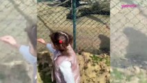 Şarkıcı Bengü kızını hayvanat bahçesine götürdü!