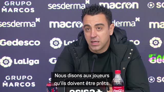 31e j. - Xavi : Le Barça n'est pas dépendant de Pedri