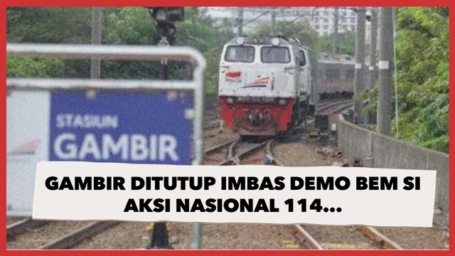 Imbas Demo BEM SI, Gambir Ditutup, Naik Turun Penumpang Kereta Jarak Jauh di Stasiun Jatinegara