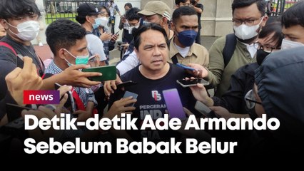 Detik-detik Ade Armando Sebelum Babak Belur Dikeroyok