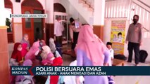 Polisi Bersuara Emas, Ajari Anak  Anak Mengaji Dan Azan