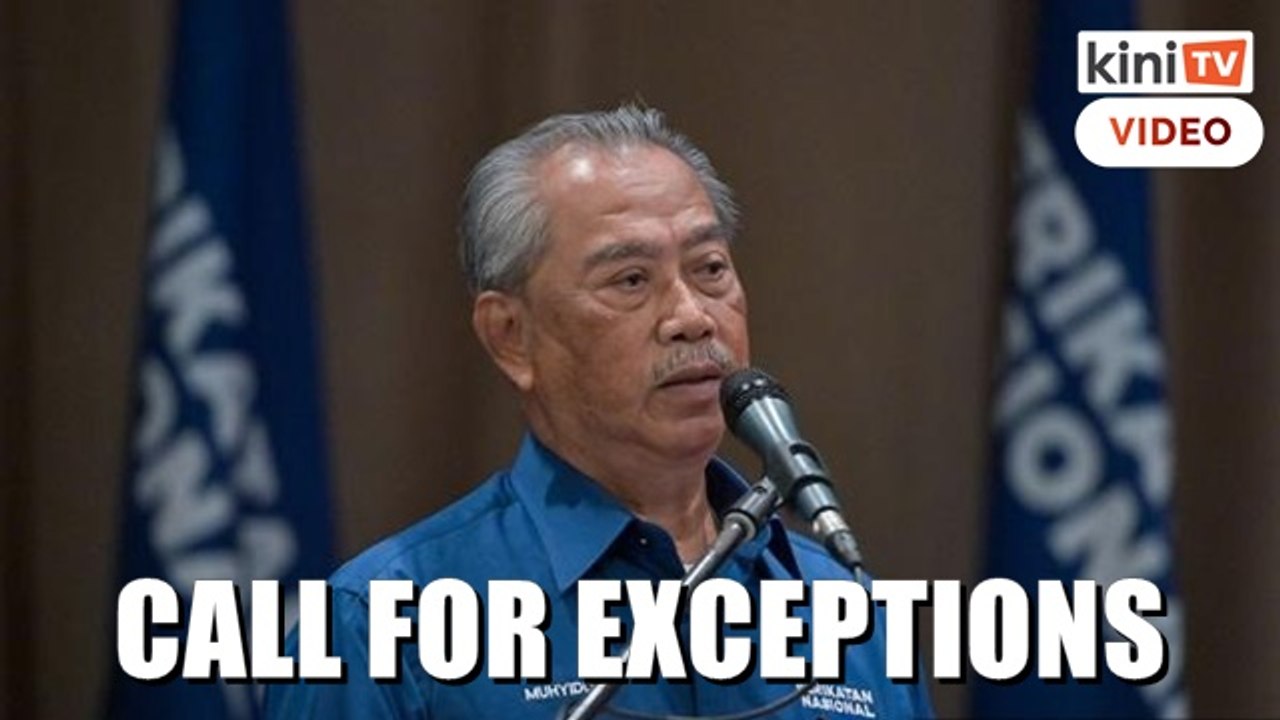 Muhyiddin: MPs should not automatically lose their seats if they are sacked