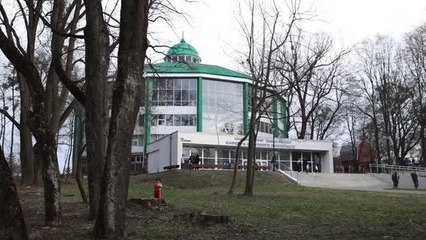 Lviv Politeknik Üniversitesi Spor Salonu, savaş mağdurlarını ağırlıyor