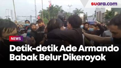 Detik-detik Ade Armando Babak Belur Dikeroyok Massa