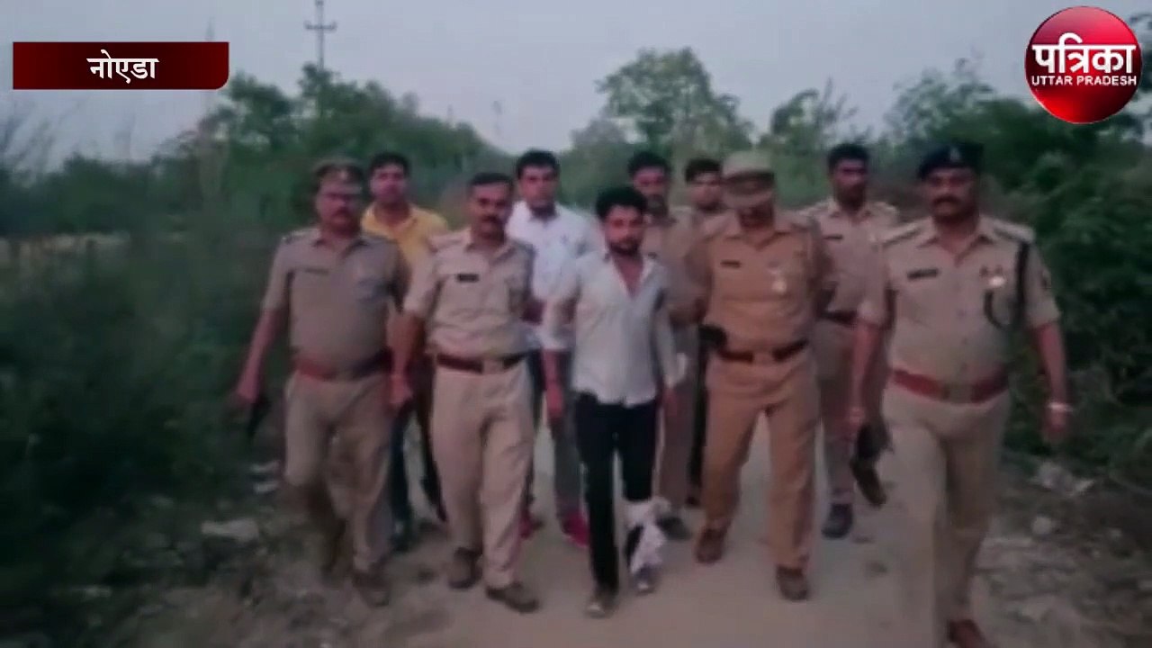 लूट के मामले में फरार चल रहा था बदमाश, पुलिस मुठभेड़ में गोली लगने घायल