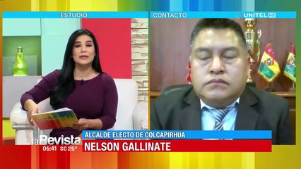 Nelson Gallinate retorna a la Alcaldía de Colcapirhua, el proceso en su contra continúa