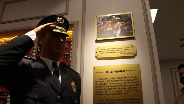 Emniyet’e Gaffar Okkan’ın balmumu heykeli konuldu