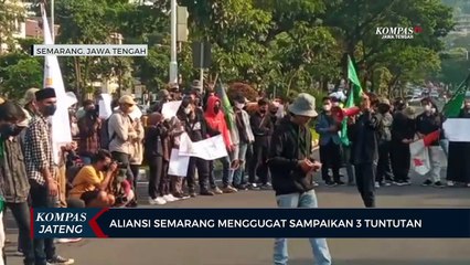 Aliansi Semarang Menggugat Sampaikan 3 Tuntutan