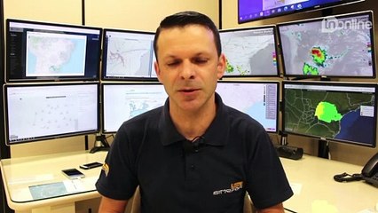 Temporais e ventos de até 70 km/h podem atingir o Paraná