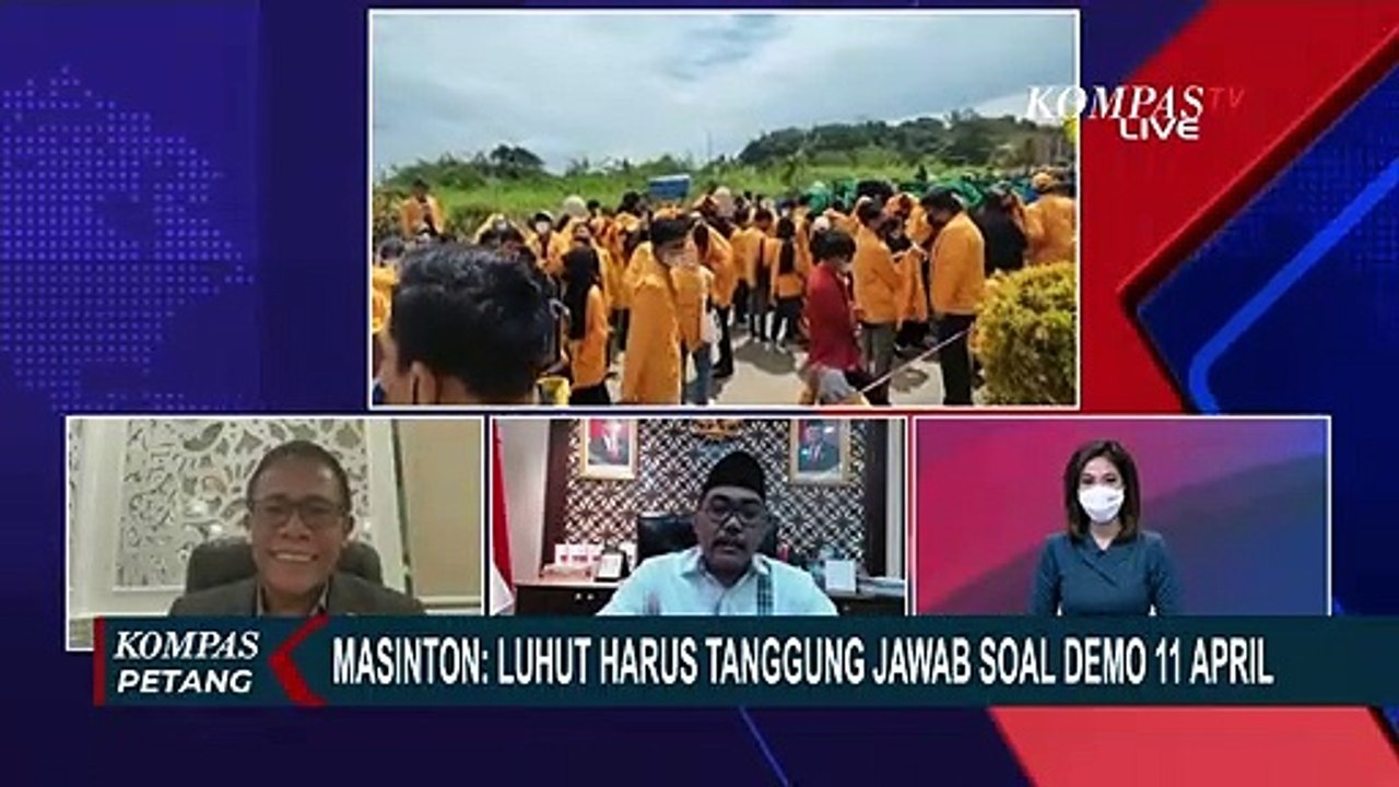 Disebut jadi Sumber Isu Tiga Periode, Masinton Minta Luhut Tanggung Jawab Atas Aksi Demo 11 April