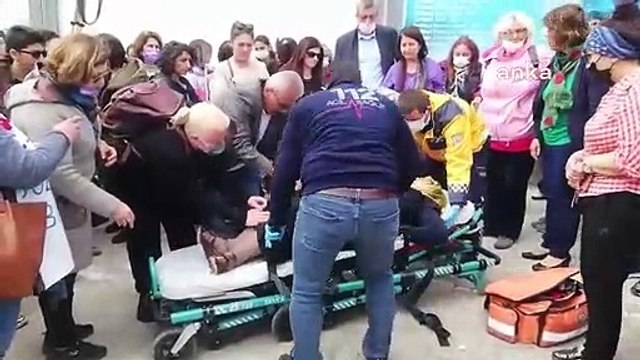 Pınar Gültekin davası öncesinde polisle gerginlik yaşandı, anne Şefika Gültekin baygınlık geçirdi