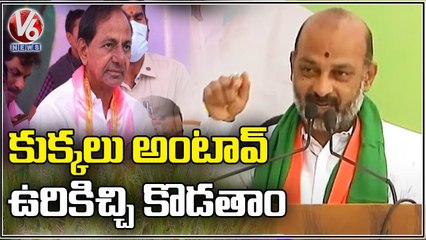 Télécharger la video: BJP Chief Bandi Sanjay Speech , Slams CM KCR In BJP Rythu Deeksha | Hyderabad | V6 News