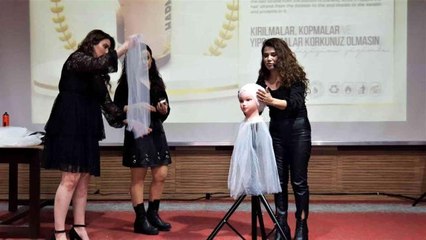 Kuaförlere bayram öncesi türban ve topuz eğitimi verildi