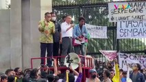 Ditemani Kapolri, Ini Kata Pimpinan DPR yang Temui Pendemo