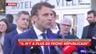 Emmanuel Macron : «Il n’y a plus de front républicain»