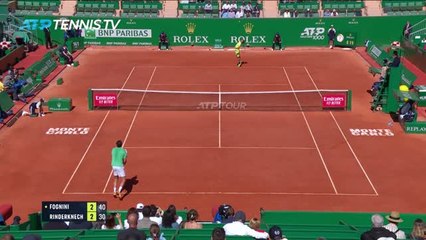 Monte-Carlo - Rinderknech sorti par Fognini