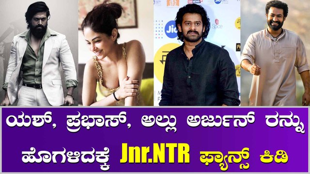 Yash, Allu Arjun, Prabhas ಇಷ್ಟ ಎಂದಿದಕ್ಕೆ Jnr.NTR ಫ್ಯಾನ್ಸ್ ಗರಂ