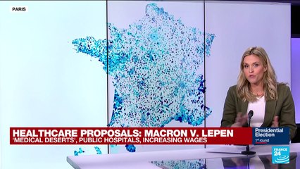 'Medical deserts', public hospital, increasing wages... Healthcare proposals: Macron vs. Le Pen