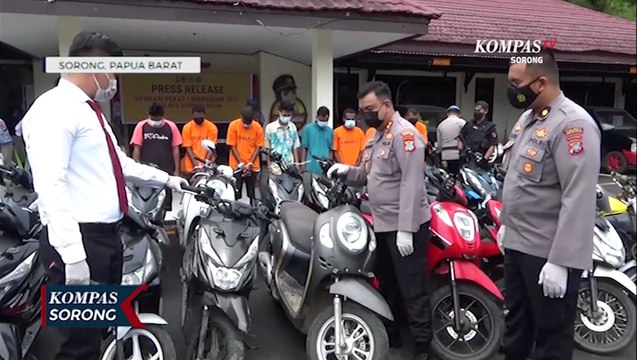 Reskrim Polres Sorong Kota Ungkap 11 Kasus Kriminal Penyakit Masyarakat