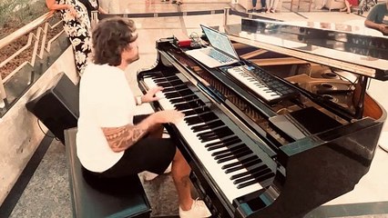 U2 with or without u piano play piano mall