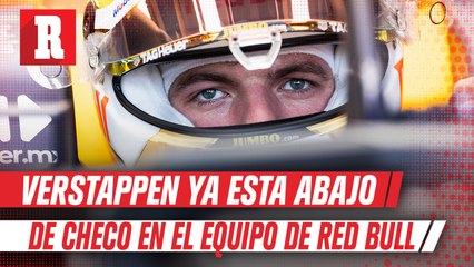 Verstappen, por primera vez en casi cuatro años por debajo de coequipero