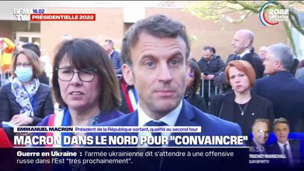 Présidentielle: Emmanuel Macron promet un "dividende salarié" obligatoire