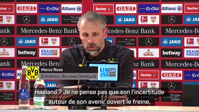 Marco Rose vole au secours d'Erling Haaland