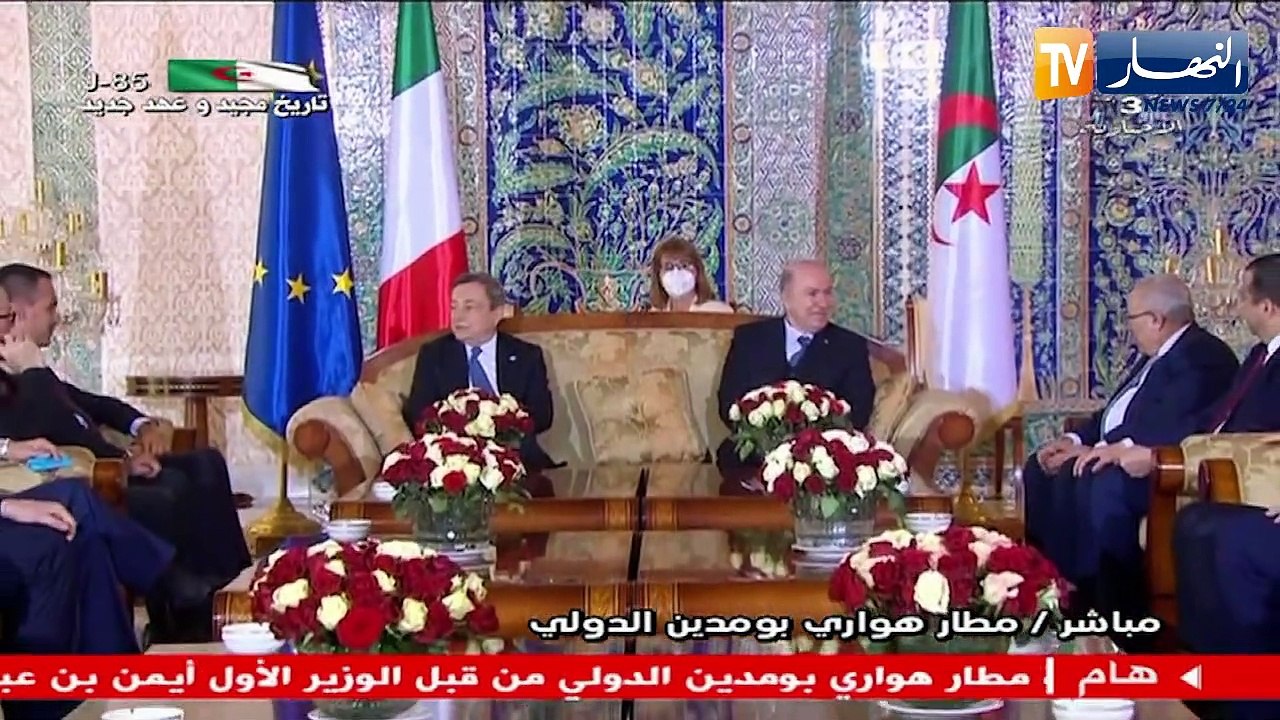 رئيس الوزراء الإيطالي يحل بالجزائر.. تعزيز للعلاقات الإقتصادية والسياسية