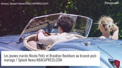 Mariage de Brooklyn Beckham : Main aux fesses en plein brunch pour sa femme Nicola Peltz !