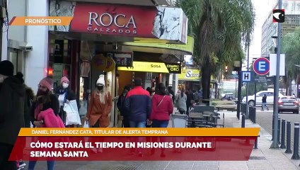 Cómo estará el tiempo en Misiones durante semana santa