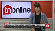 Maquiadora de Arapongas com câncer cerebral inspira web; veja