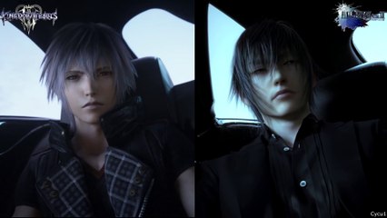Kingdom Hearts 3 vs Final Fantasy VERSYS XIII Scene Comparison