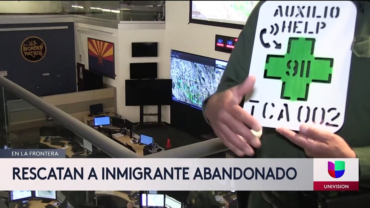 Rescatan a inmigrante abandonado