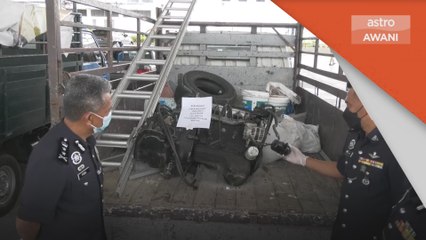 Curi Kenderaan Lama | Sindiket aktif di negeri utara, 9 lelaki ditahan