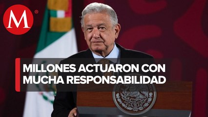 Consulta de revocación de mandato fue un éxito, pese a "boicot" del INE: AMLO