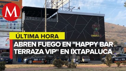 Atacan a balazos a siete personas en bar de Ixtapaluca