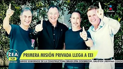 Primera misión privada llega a la Estación Espacial Internacional