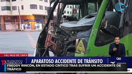 Freddy Rincón en estado crítico tras sufrir un accidente de tráfico