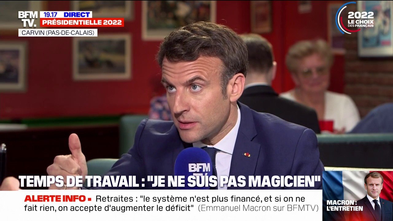 Emmanuel Macron sur la réforme des retraites: "Les régimes spéciaux ne conviennent plus à la réalité du pays"