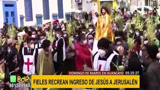 Semana Santa: fieles de distintas regiones participaron en misas y procesiones por Domingo de Ramos