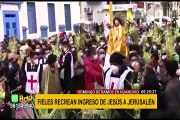 Semana Santa: fieles de distintas regiones participaron en misas y procesiones por Domingo de Ramos