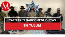 En Quintana Roo, capturan a presuntos narcomenudistas