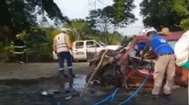 Grave accidente de tránsito en Magdalena: cuatro miembros de la misma familia fallecieron