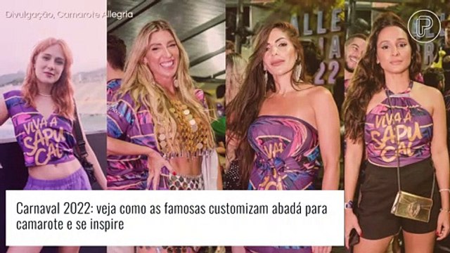 Como customizar abadá para o Carnaval? 4 inspirações de famosas direto do Camarote Allegria
