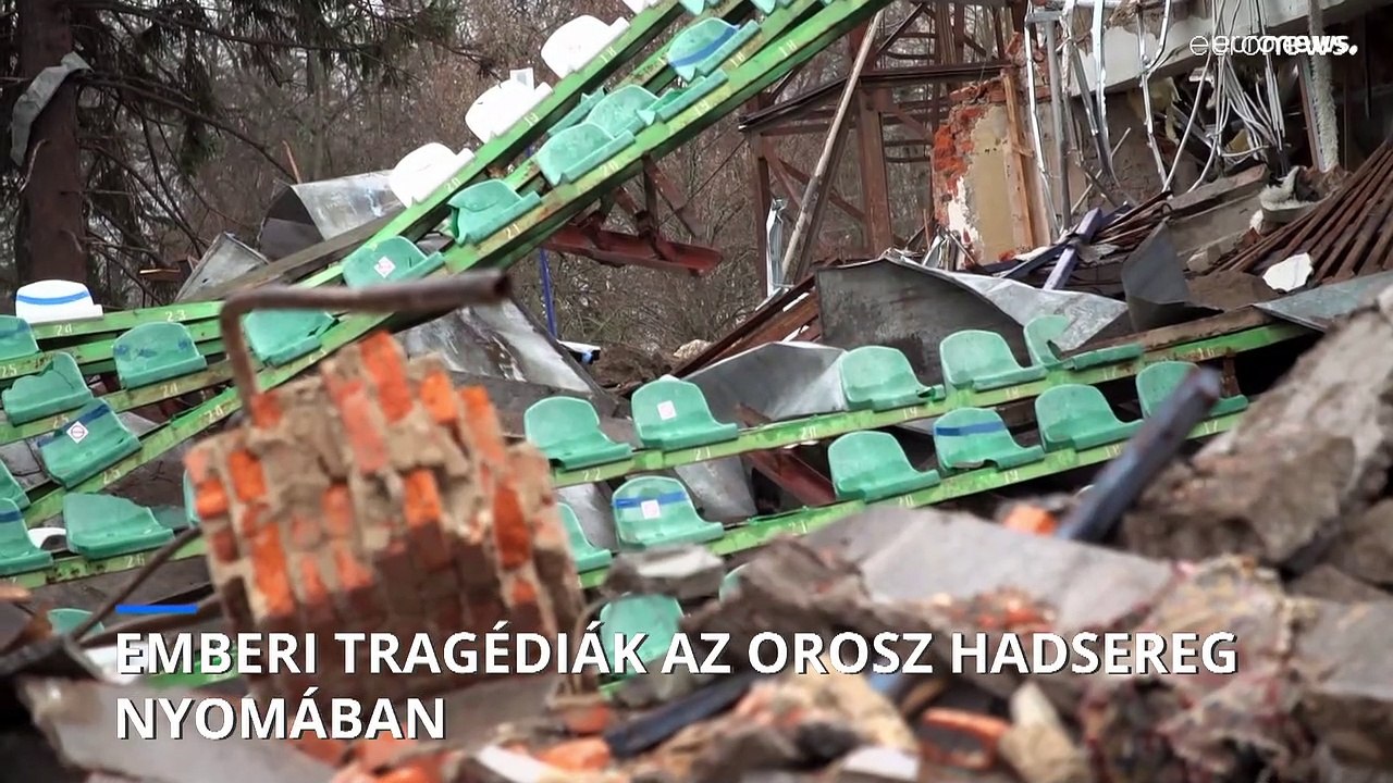 Pusztítás és emberi tragédiák az orosz hadsereg nyomában