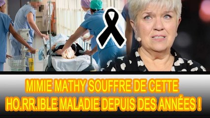 Célèbre actrice Mimie Mathy : chirurgie d'urgence dans la nuit❗