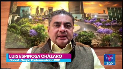 ¿Cómo votará el PRD la reforma eléctrica? Luis Cházaro habla al respecto