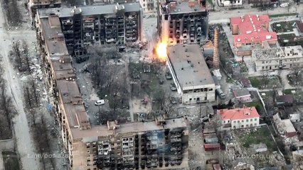 Imagens da destruição